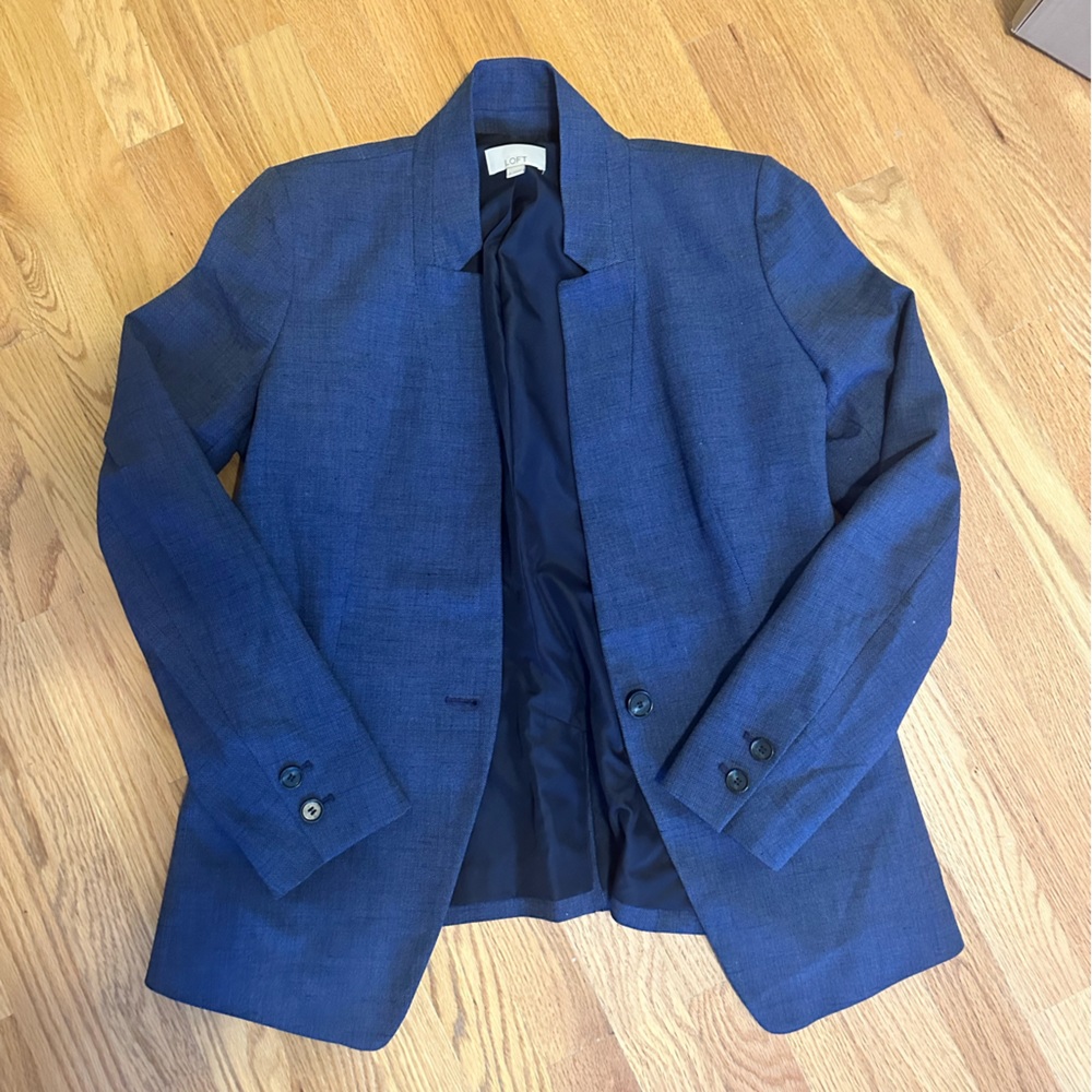 Loft Blue Blazer - Size 8